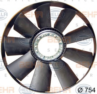 HELLA Ventilátor, vízhűtő 8MV376757-721