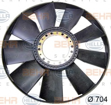 HELLA Ventilátor, vízhűtő 8MV376758-271