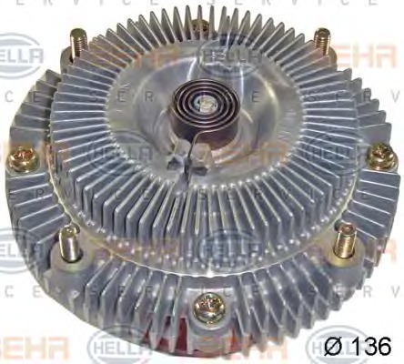 HELLA Hűtőventillátor kuplung 8MV376758-741