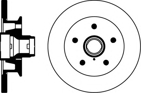 HELLA-PAGID Féktárcsa, mind 8DD355101-331