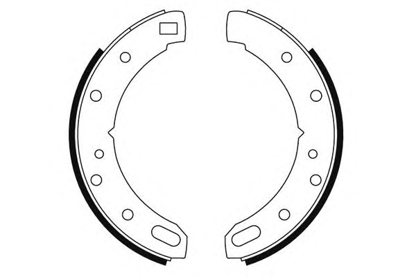 HELLA-PAGID Fékpofa 8DA355050-091