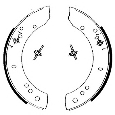 HELLA-PAGID Fékpofa 8DB355002-081