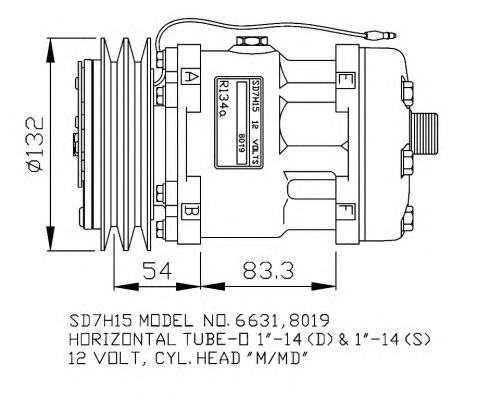 NRF Klímakompresszor 32138G_NRF