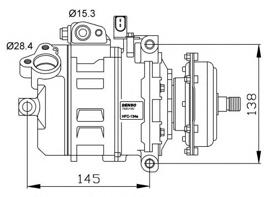 NRF Klímakompresszor 32148G_NRF