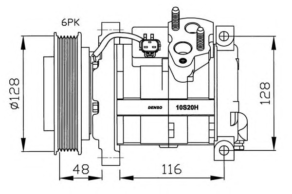 NRF Klímakompresszor 32203G_NRF