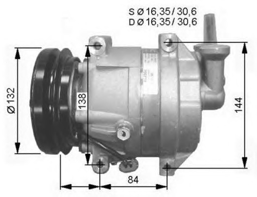 NRF Klímakompresszor 32325G_NRF