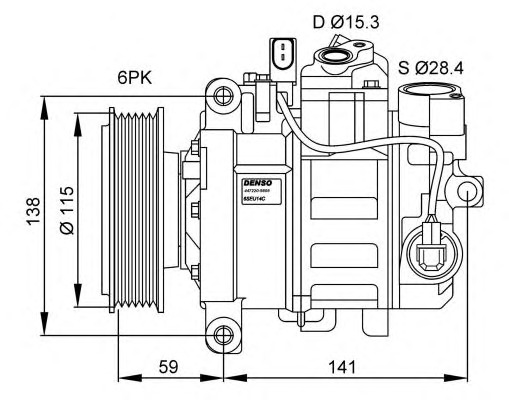 NRF Klímakompresszor 32462G_NRF