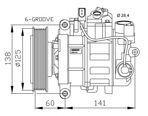 NRF Klímakompresszor 32512G_NRF