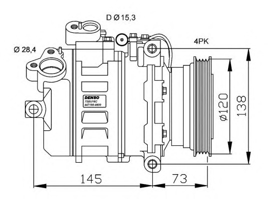 NRF Klímakompresszor 32518G_NRF