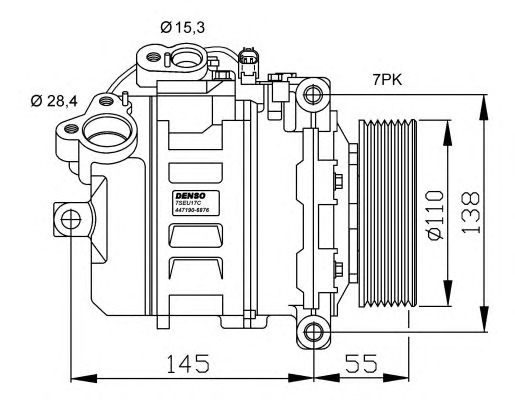 NRF Klímakompresszor 32524G_NRF