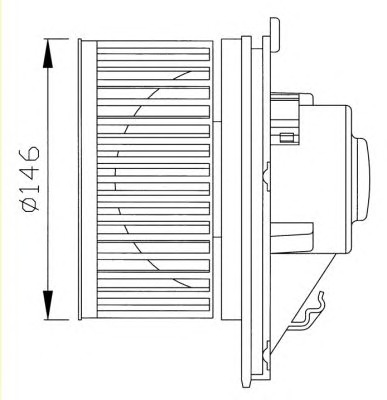 NRF Ventilátor, vízhűtő 38341_NRF