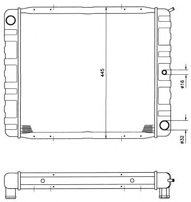 NRF Vízhűtő 505404_NRF