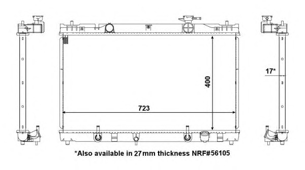 NRF Vízhűtő 56106_NRF