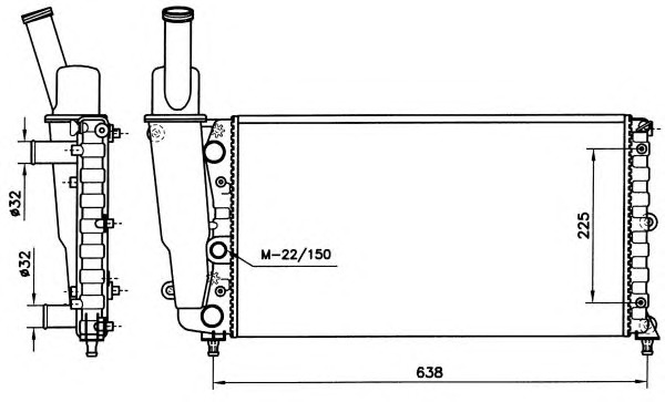 NRF Vízhűtő 58056_NRF