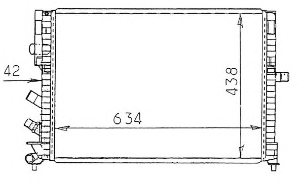 NRF Vízhűtő 58978_NRF