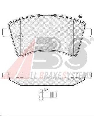 ABS Első fékbetét P68044_ABS