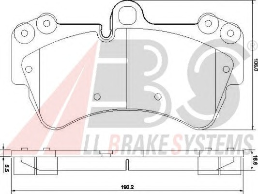 ABS Első fékbetét P85065_ABS