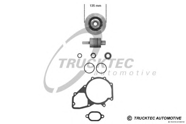 TRUCKTEC Vízpumpa javítókészlet 01.43.235