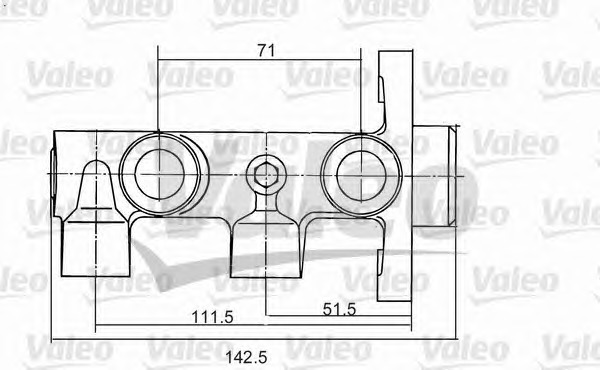 VALEO Főfékhenger 350823_VALEO