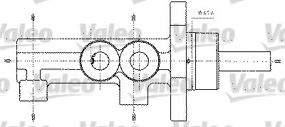 VALEO Főfékhenger 402272_VALEO