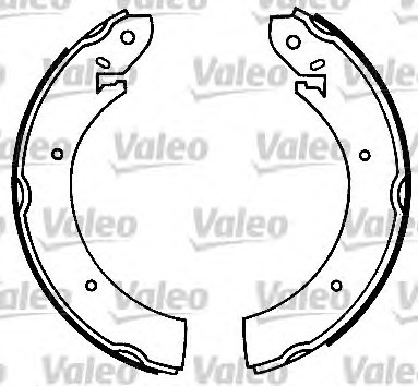 VALEO Fékpofa 554564_VALEO