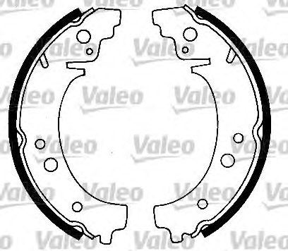 VALEO Fékpofa 553204_VALEO