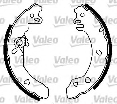 VALEO Fékpofa 554716_VALEO