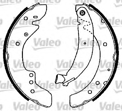 VALEO Fékpofa 553774_VALEO