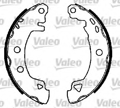 VALEO Fékpofa 554704_VALEO