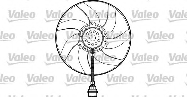 VALEO Ventilátor, vízhűtő 698465_VALEO