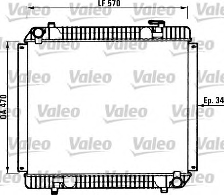 VALEO Vízhűtő 730876_VALEO