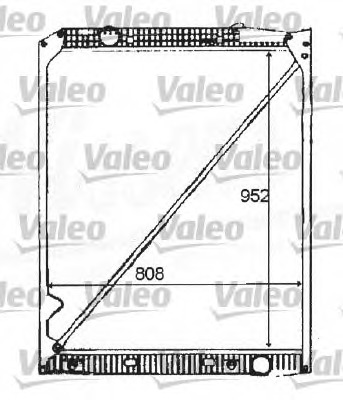 VALEO Vízhűtő 732982_VALEO