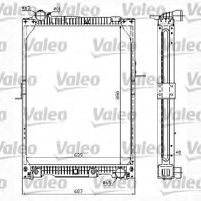 VALEO Vízhűtő 732988_VALEO