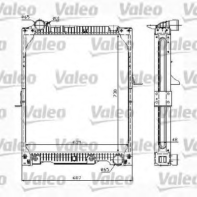 VALEO Vízhűtő 732990_VALEO