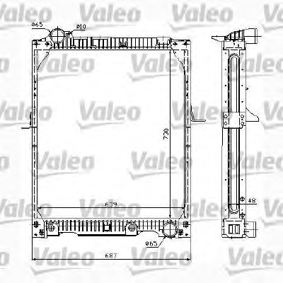 VALEO Vízhűtő 732992_VALEO