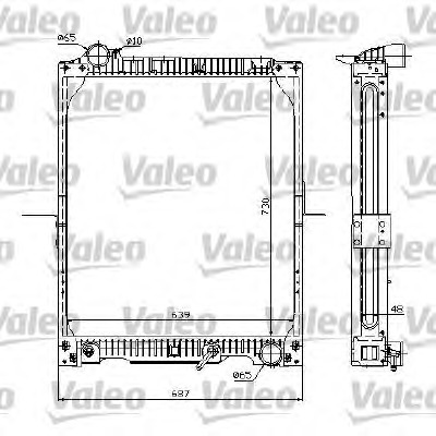 VALEO Vízhűtő 732993_VALEO