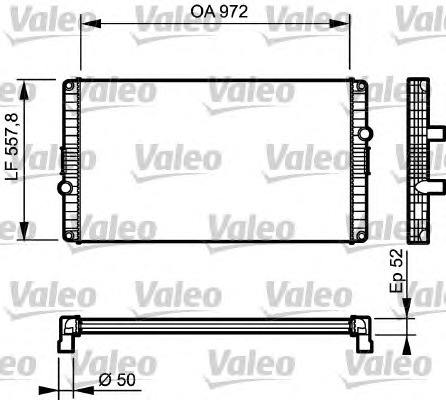 VALEO Vízhűtő 733501_VALEO