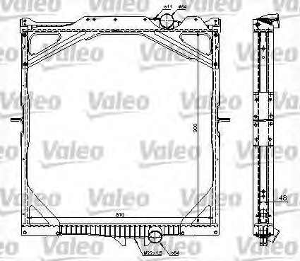 VALEO Vízhűtő 734298_VALEO