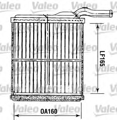 VALEO Fűtőradiátor 812077_VALEO