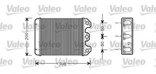 VALEO Fűtőradiátor 812298_VALEO