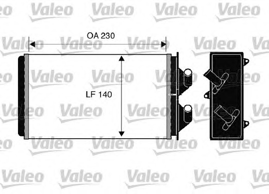 VALEO Fűtőradiátor 812303_VALEO