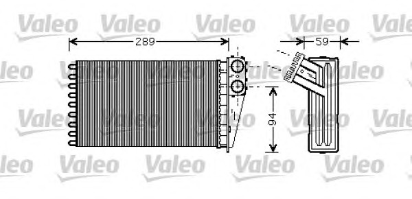 VALEO Fűtőradiátor 812338_VALEO