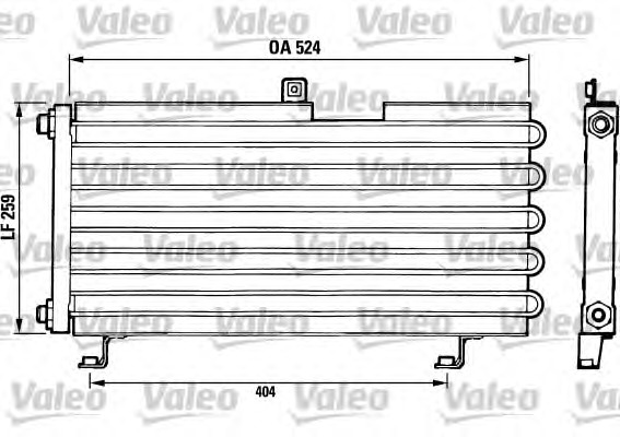 VALEO Klímahűtő CA306_VALEO