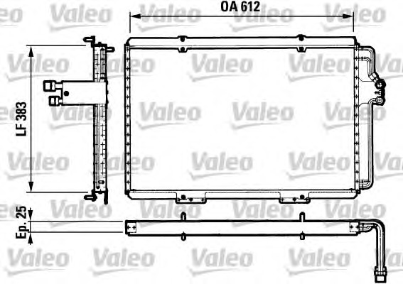 VALEO Klímahűtő T814R_VALEO