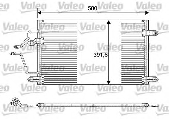 VALEO Klímahűtő CA1004_VALEO