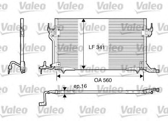 VALEO Klímahűtő T840R_VALEO