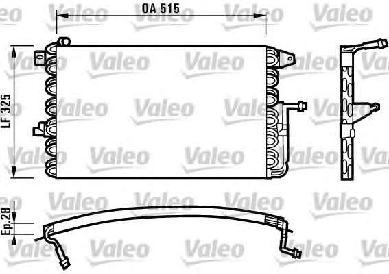 VALEO Klímahűtő 816897_VALEO