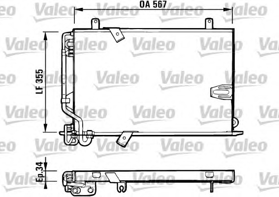 VALEO Klímahűtő 816940_VALEO