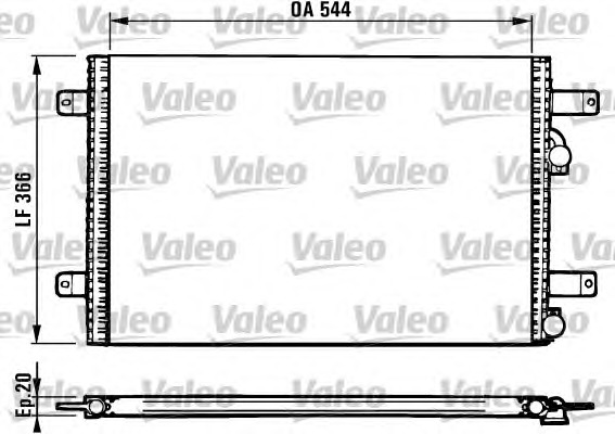 VALEO Klímahűtő T853R_VALEO