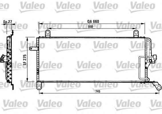 VALEO Klímahűtő 817007_VALEO